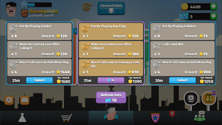 iKout: The Kout Game screenshot