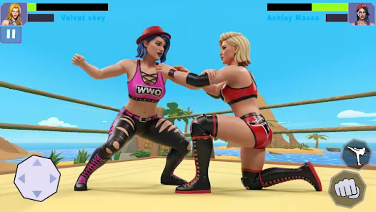 Bad Girls Wrestling Game screenshot