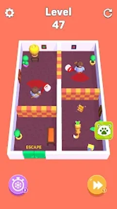 Pet Escape Game: Sneaky Run screenshot
