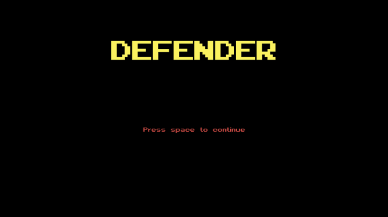 Defender Clone Game Cover