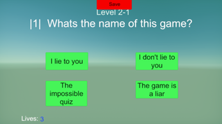 I lie to you screenshot