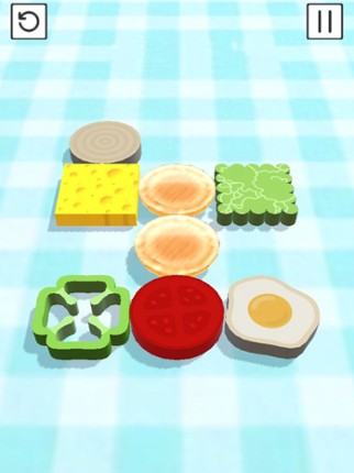 HamBurger- Folding Puzzle Game screenshot