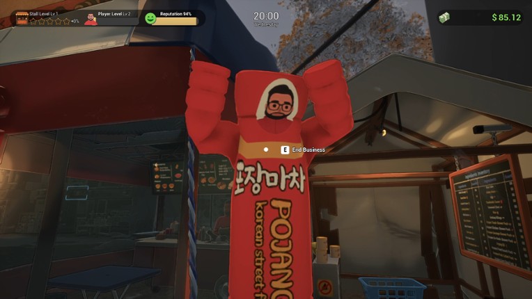POJANGMACHA : Korean Street Food Management Simulator screenshot