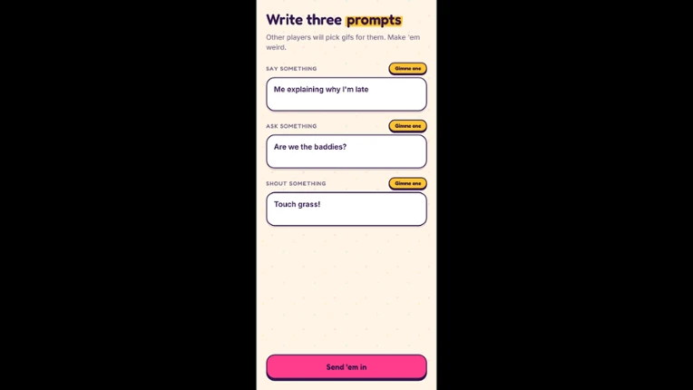 The GIF Game screenshot
