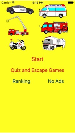 Which is the same Emergency Vehicle (Fire Truck, Ambulance ,Police Car)? screenshot