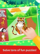 Baby Puzzles of Zoo Animals Image