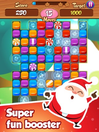 Christmas Match 3 - Blast All Santa Candy Image