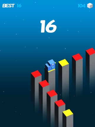 Color Cube Jump Fall Down Games screenshot