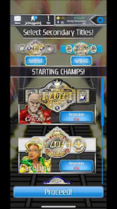 Modern Mania Wrestling GM screenshot