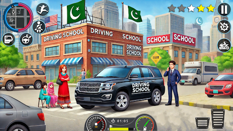 Manual Car Driving Car Game screenshot