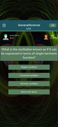 General Science Knowledge Test screenshot