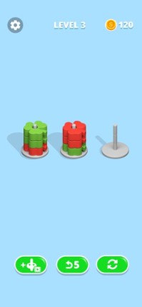 Hoop Stack - Color Hoop 3D screenshot