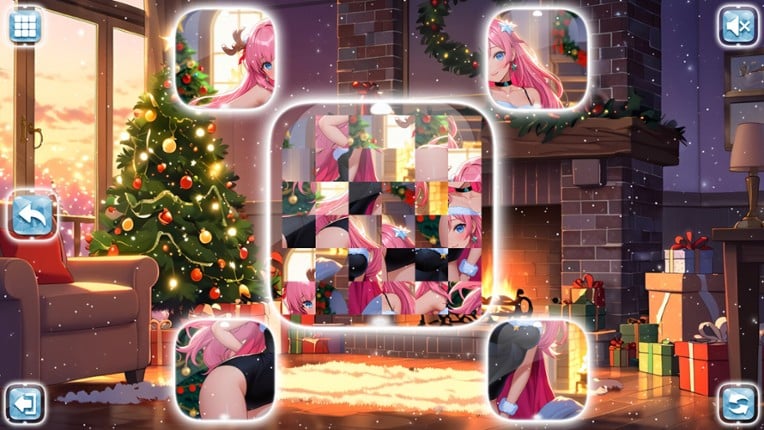 Lovely Anime Puzzle: Christmas screenshot