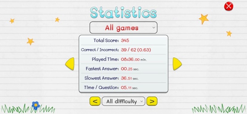 Math Game collection for You screenshot