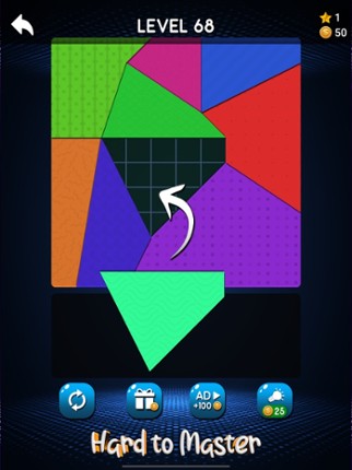 Pazzel: New Tangram Puzzles screenshot