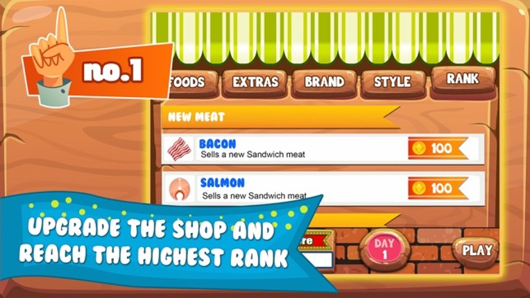 Sandwich Lunch Food Maker Mania - sim mama story &amp; make cooking dash games for kids Image