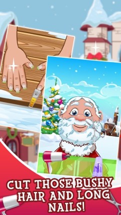 Santa's Makeover Hair Salon - pet christmas nail spa games! screenshot