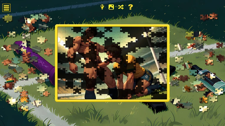 Soccer Cup Boys - Hentai Jigsaw screenshot