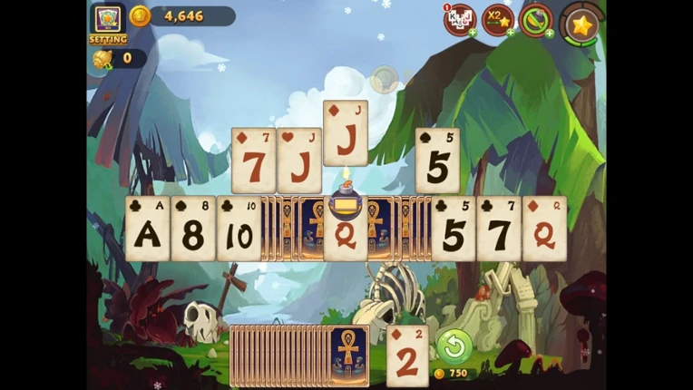 Solitaire Adventure screenshot