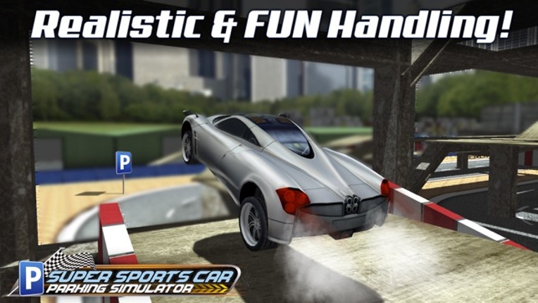 Super Sports Car Parking Simulator - Real Driving Test Sim Racing Games screenshot