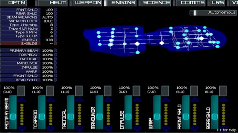 Artemis Spaceship Bridge Simulator screenshot