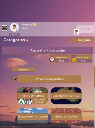 Australia Quiz screenshot