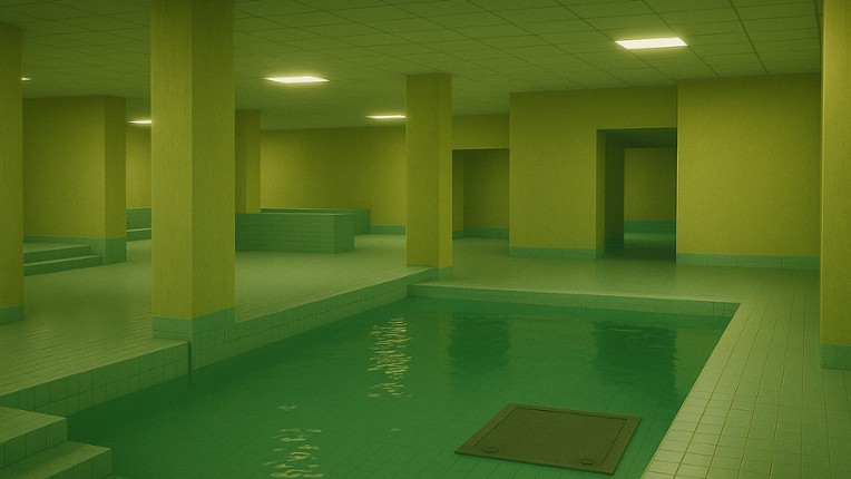 Backrooms The Silent Mirror Image