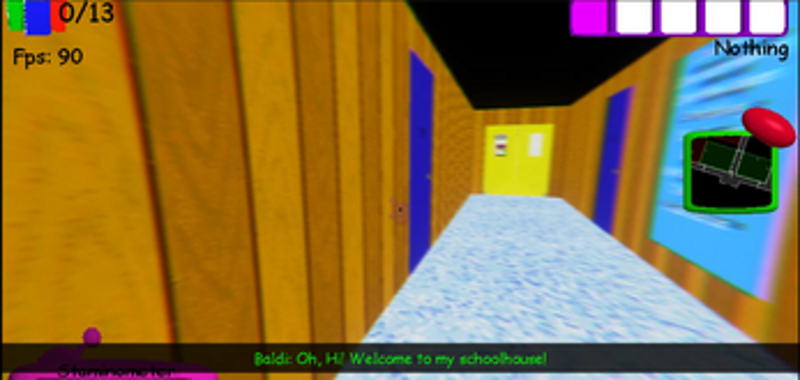 Baldi Plus Style! (BFGRR Map) screenshot
