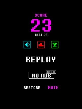 Dac Ziggy Dash in a dark retro style 8bit pixel art world Image