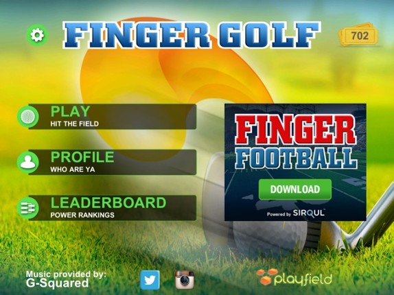 Finger Golf by Zelosport screenshot