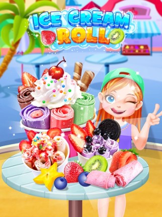 Frozen Ice Cream Roll Desserts screenshot