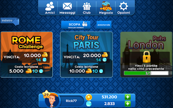 Scopa Online - Gioco di carte Image