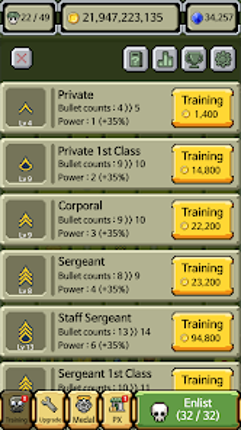 Raising Rank Insignia screenshot