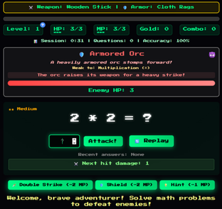 Math Dungeon Quest Image