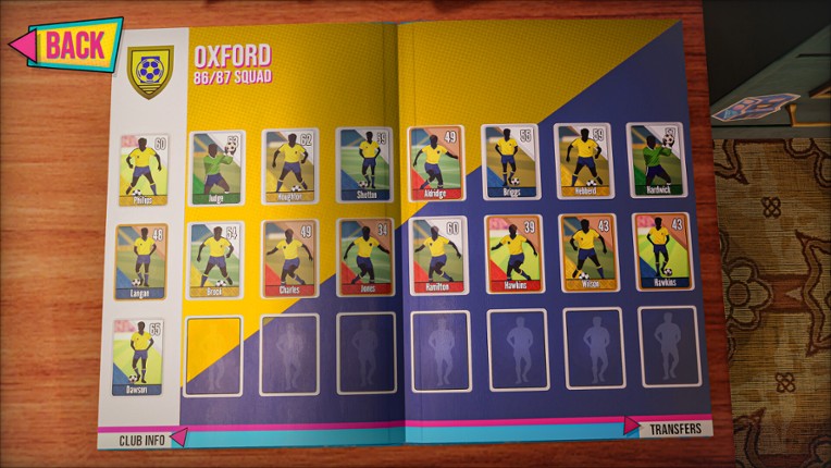 NUTMEG! A Nostalgic Deckbuilding Football Manager screenshot