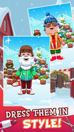 Santa's Makeover Hair Salon - pet christmas nail spa games! screenshot