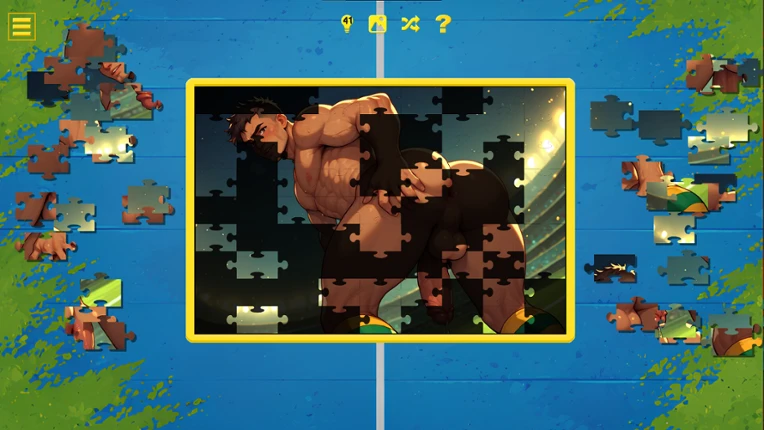 Soccer Cup Boys - Hentai Jigsaw Image
