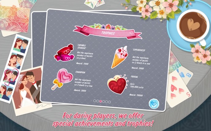 Solitaire: Match 2 Cards. Valentine's Day Free. Matching Card Game screenshot