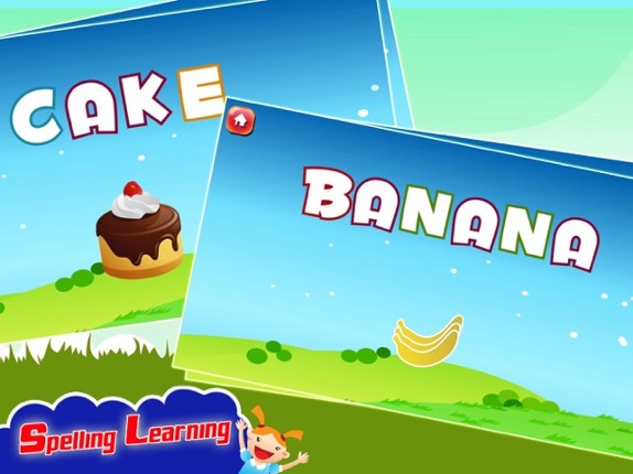 Spelling Learning Foods Phonics Words for Kids Image