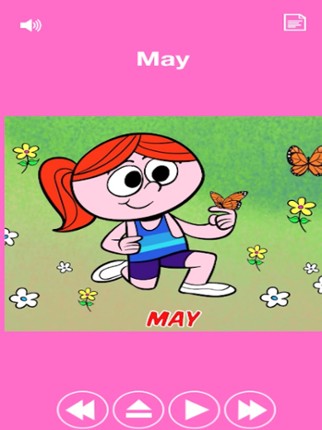 Toddlers Month Of The Year learning with Flashcards and sounds screenshot