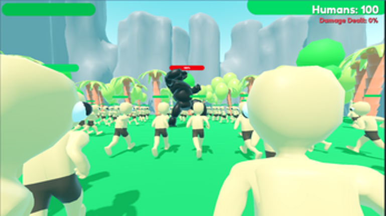 100 Men VS 1 Gorilla screenshot