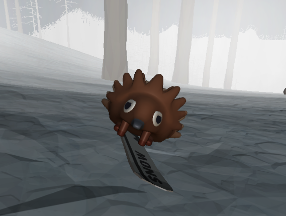 A low effort retro horror asset flip about snowboarding Image