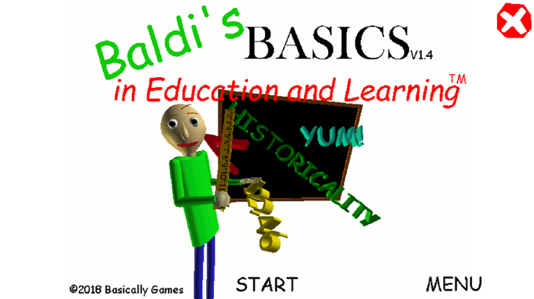 Baldi basics Game Cover