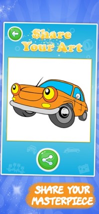 Best coloring book: Cars screenshot
