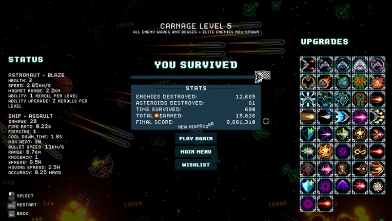 Cosmic Carnage screenshot