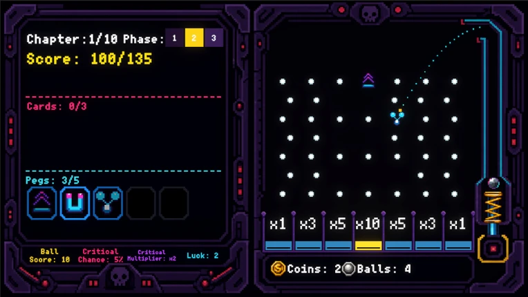 CURSECADE: Pachinko Roguelite Image