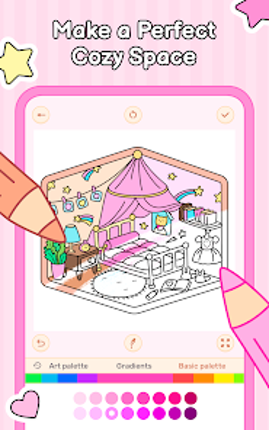 Cozy Home: Comfy Coloring Book screenshot