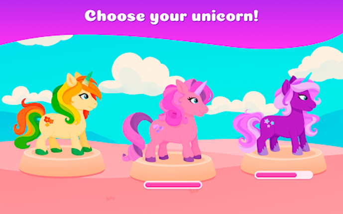 Unicorn Run Kids Games 0+ screenshot