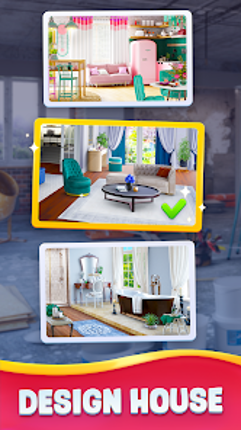 Solitaire House Design & Cards Image