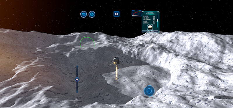 Moon Lander 3D Simulator screenshot